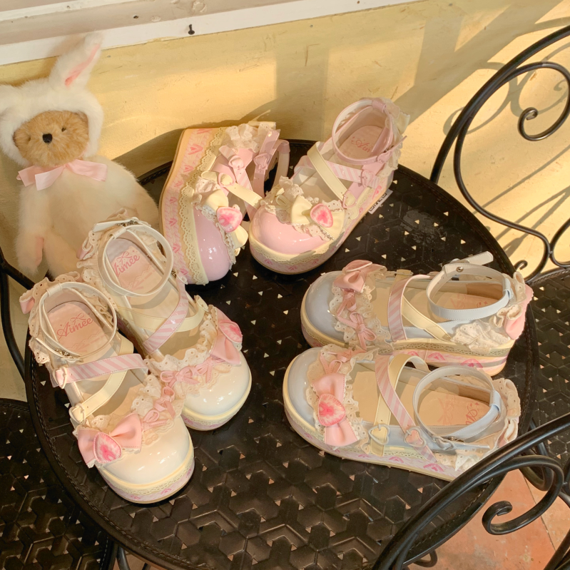 Aimee~Sweet Lolita Shoes High Platform Lolita Shoes 40994:683004