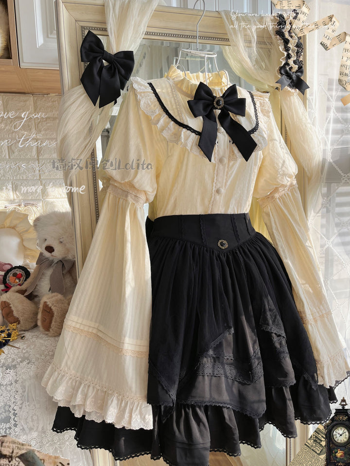 (Buyforme)Uncle Wall Original~Rich Girl~Elegant Lolita SK and Shirt   