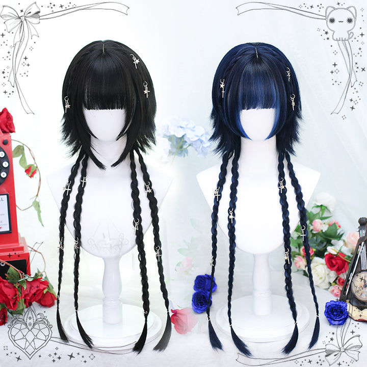 Dalao Home~Moon Night~Lolita Highlights Bang Wigs Multicolor   