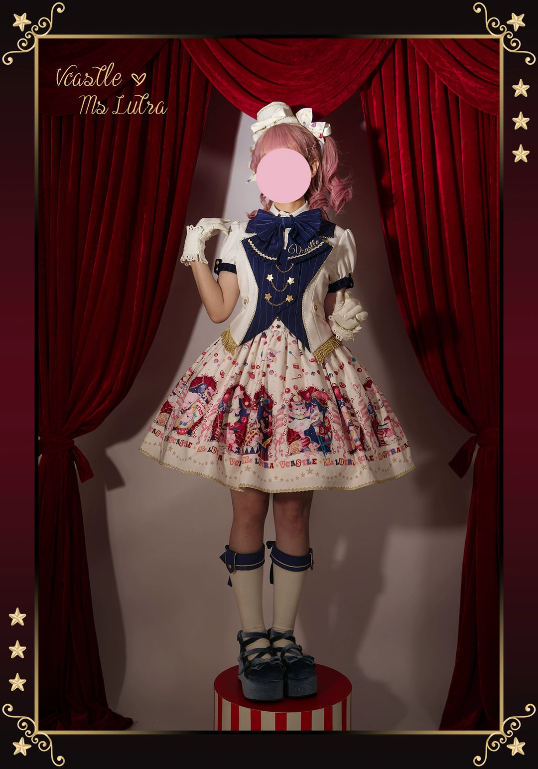 Vcastle~Circus~IP Collab Sweet Lolita Suit and Shirt