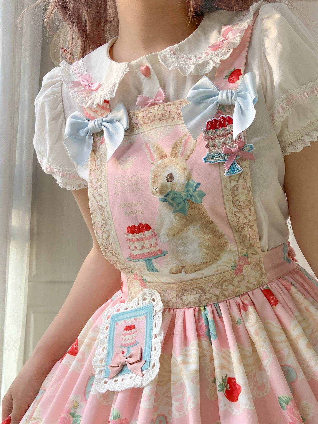 Dark Star Island~Honey Bunny Cake~Sweet Lolita JSK/OP/Strap SK/Shirt 39864:638994