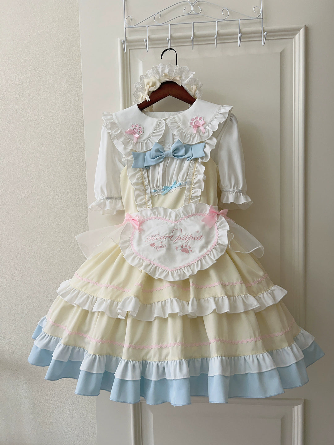 Sugar Girl~Cat Ear Tale~Sweet Lolita Jumper Dress Suspender Dress 38446:595826