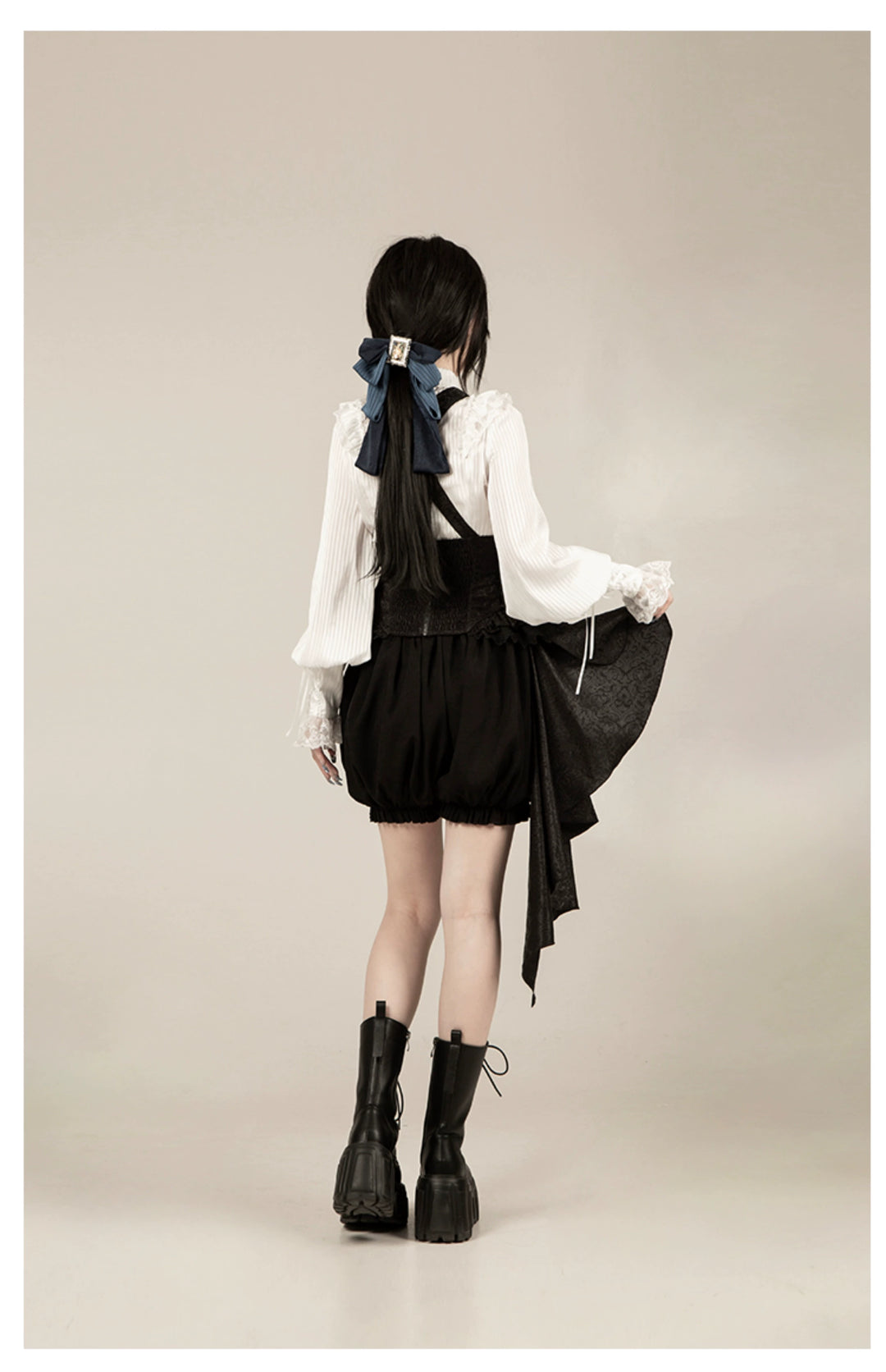 With PUJI~Hunter of Gold~Ouji Lolita Shorts/Pants Outfit Twins Set