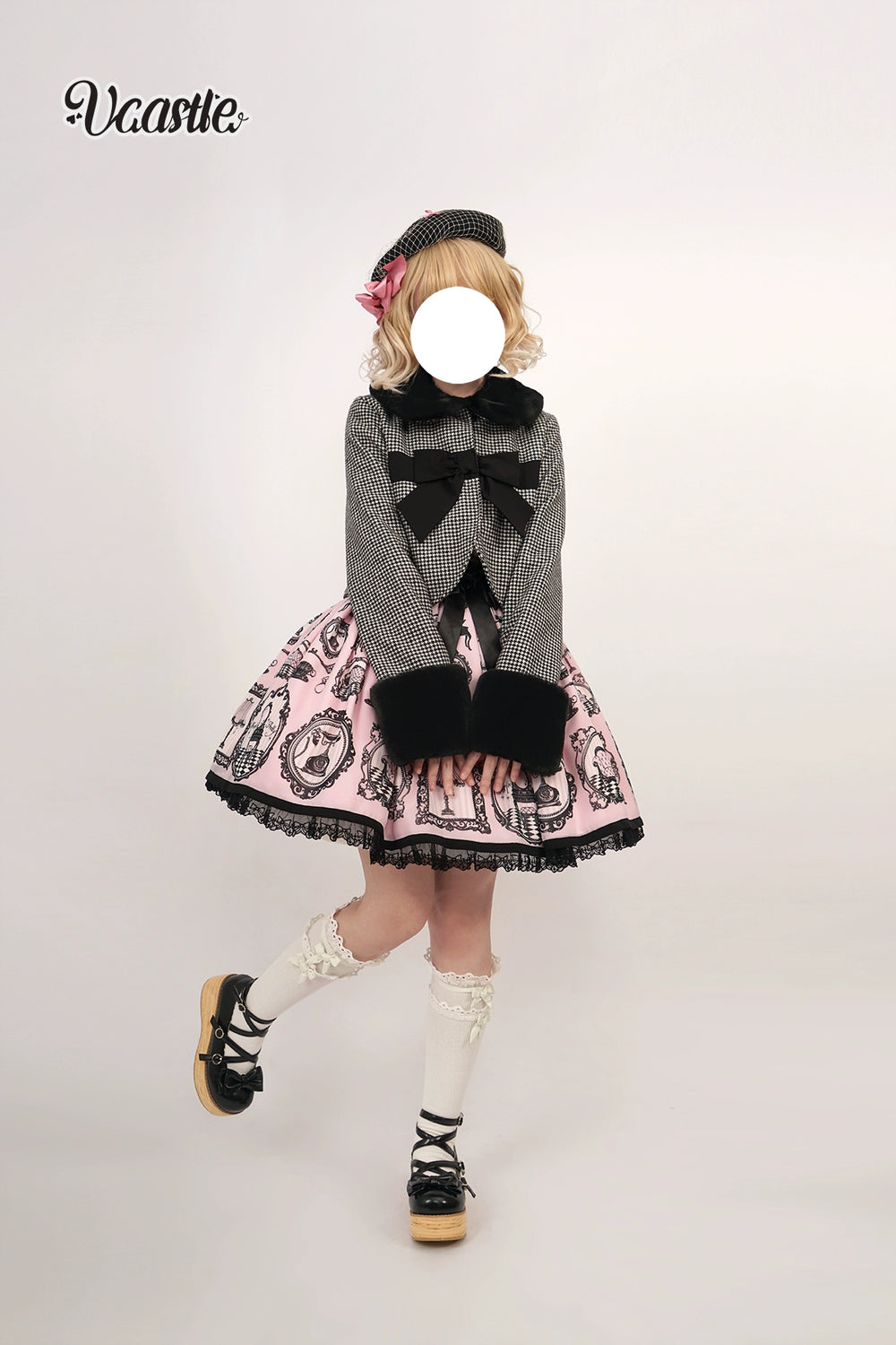 (BFM)Vcastle~Winter Lolita Coat Short Wool Coat   