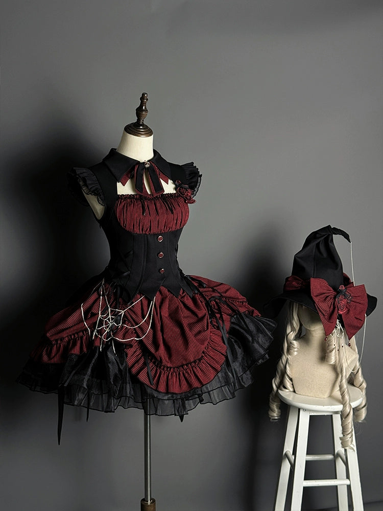 Alice Girl - Lolita Potion - Gothic Lolita JSK Halloween Sleeveless Lolita Dress