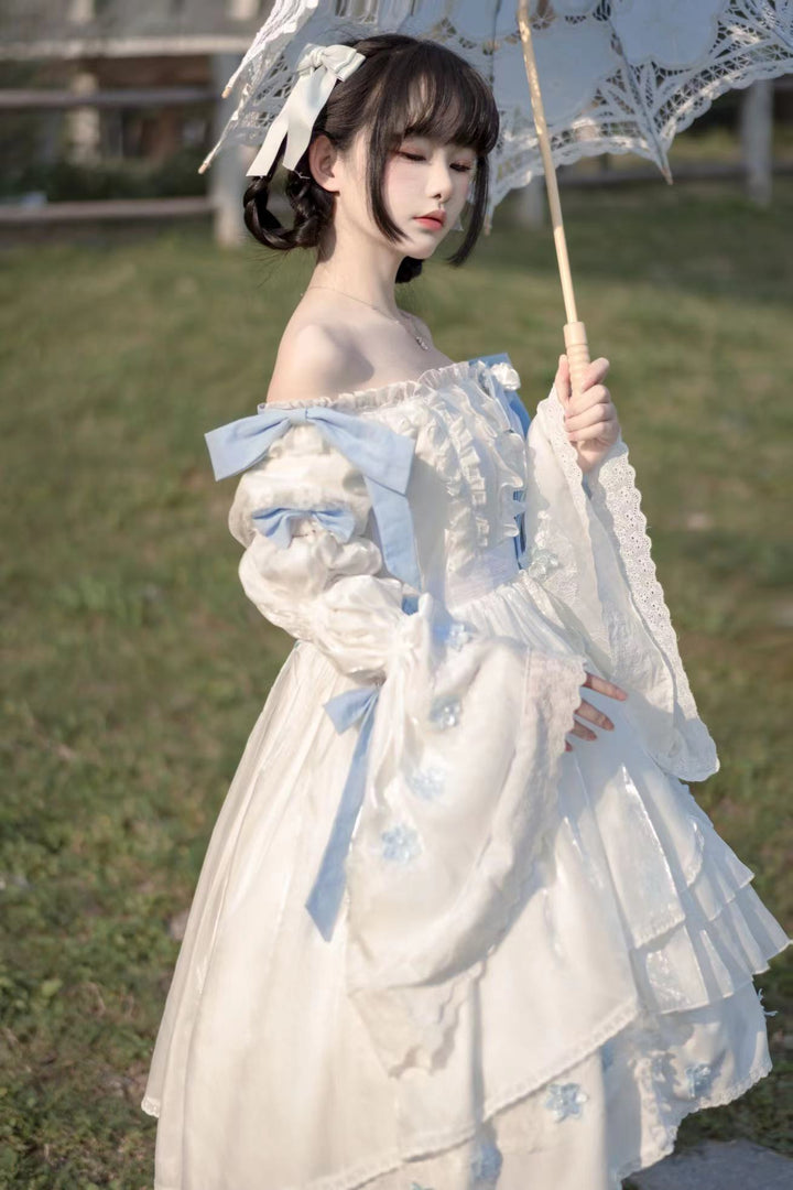 Fishing Boss~Winter Tinglan~Exquisite Lolita Princess Dress   