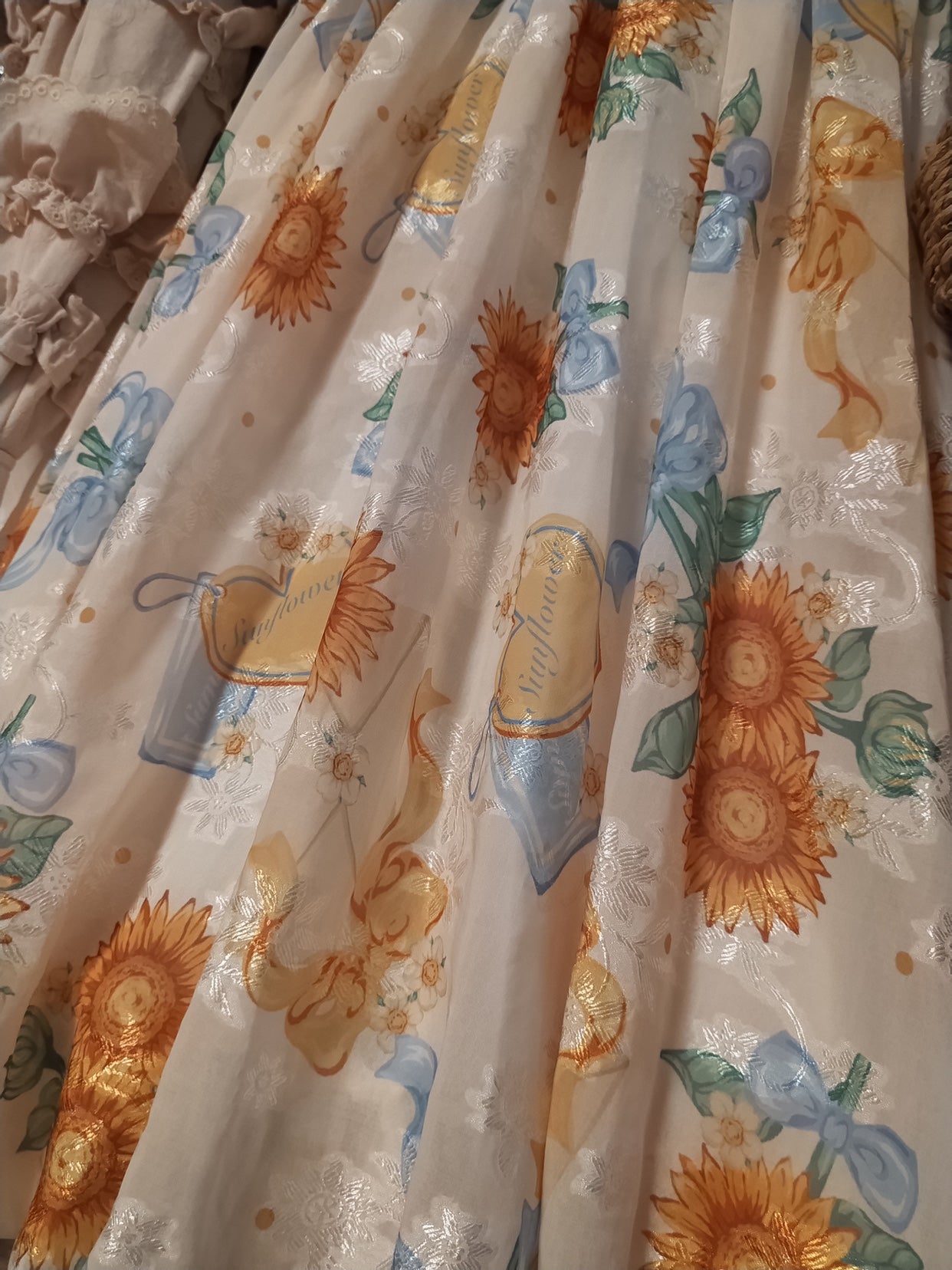 Akiyama Future Studio~Sunflower Print Lolita JSK Dress in Breathable Light Fabric 42790:753527