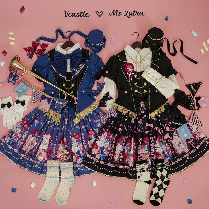 Vcastle~IP Collab Sweet Lolita Salopette and SK 40848:681884