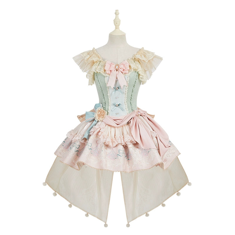 Nikki Tomorrow~Deer Dreaming~Sweet Lolita JSK Bodice Dress with Detachable Straps (F L M S XL XS) 42002:722228