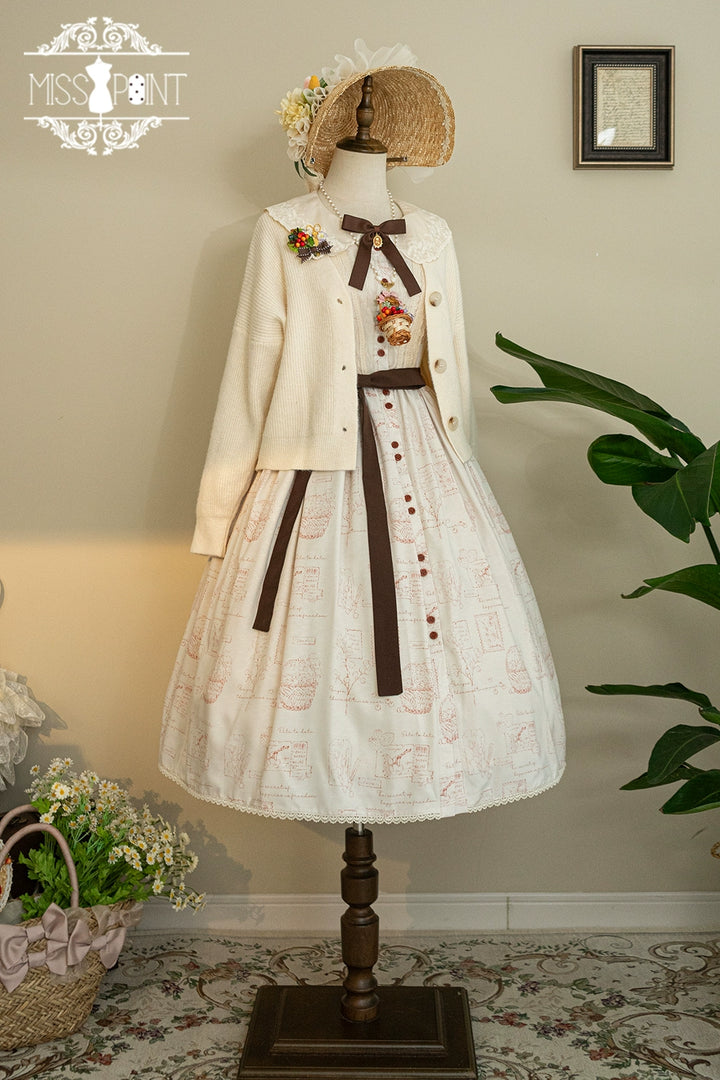 (Buyforme)Miss Point~Forest Lolita Lantern Sleeve OP Casual Dress 29482:341904