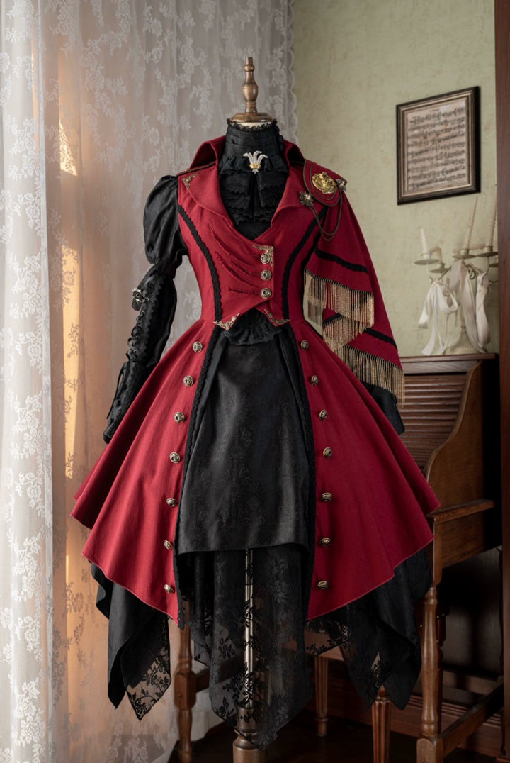 Vault Design~Military Lolita OP Knight Style Lolita Dress 41256:688918