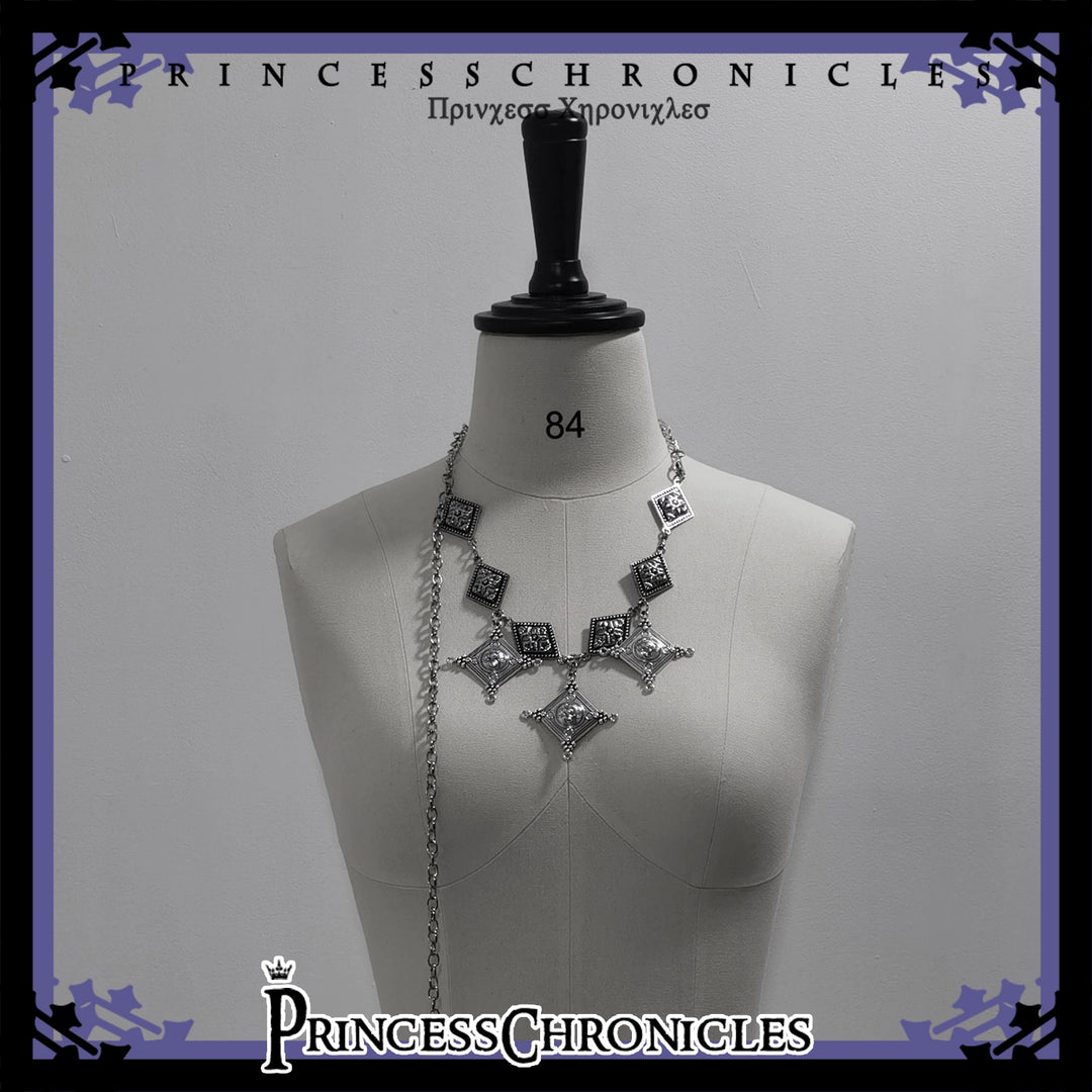 Princess Chronicles~Divine Covenant~Ouji Lolita Accessory Set Necklace and Bracelet Necklace - No.5 Only