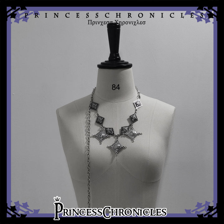 Princess Chronicles~Divine Covenant~Ouji Lolita Accessory Set Necklace and Bracelet 41970:721292