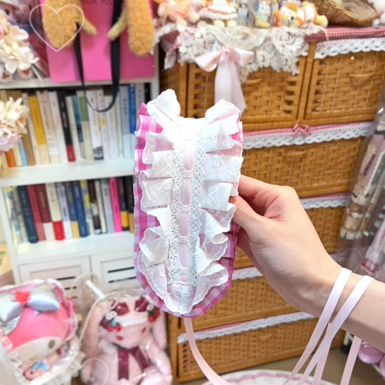TaTaTa Lolita - Plaid Baileys - Old School Lolita Pink Plaid JSK 43380:774651