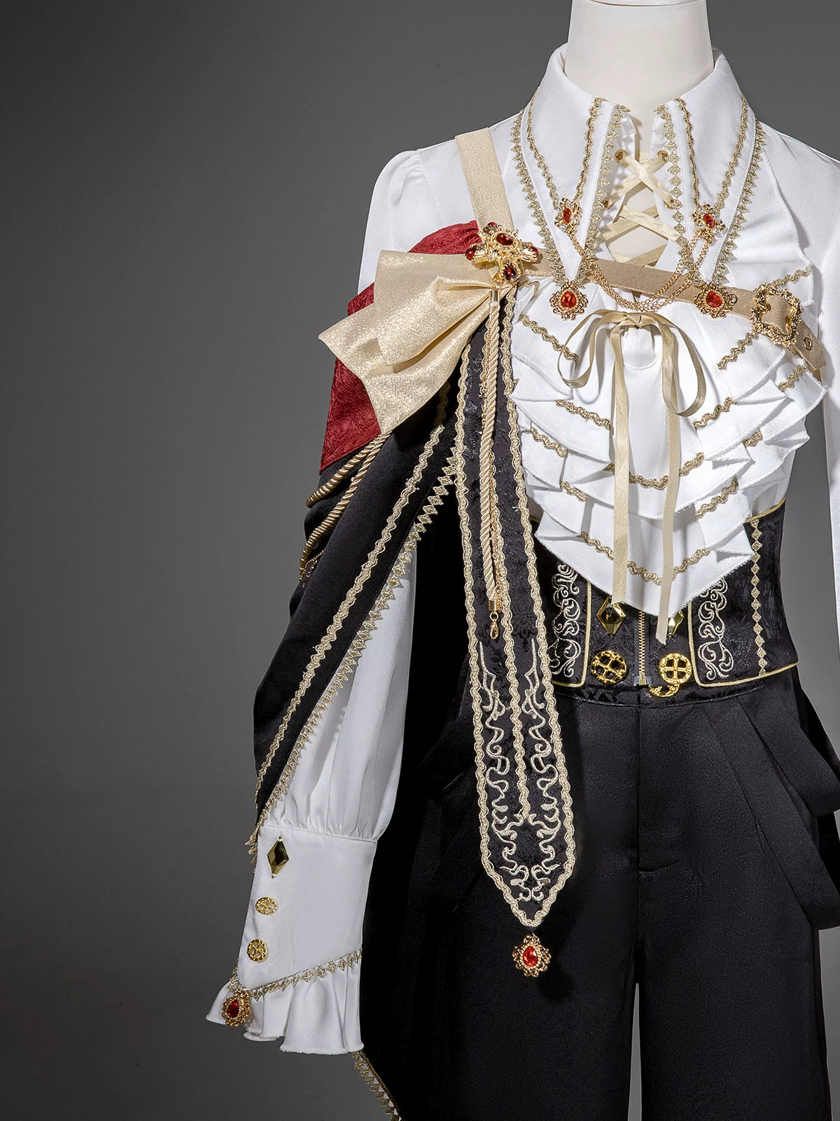 Oath Knight - Ouji Lolita Knight Prince Top & Pants Set 45898:867369