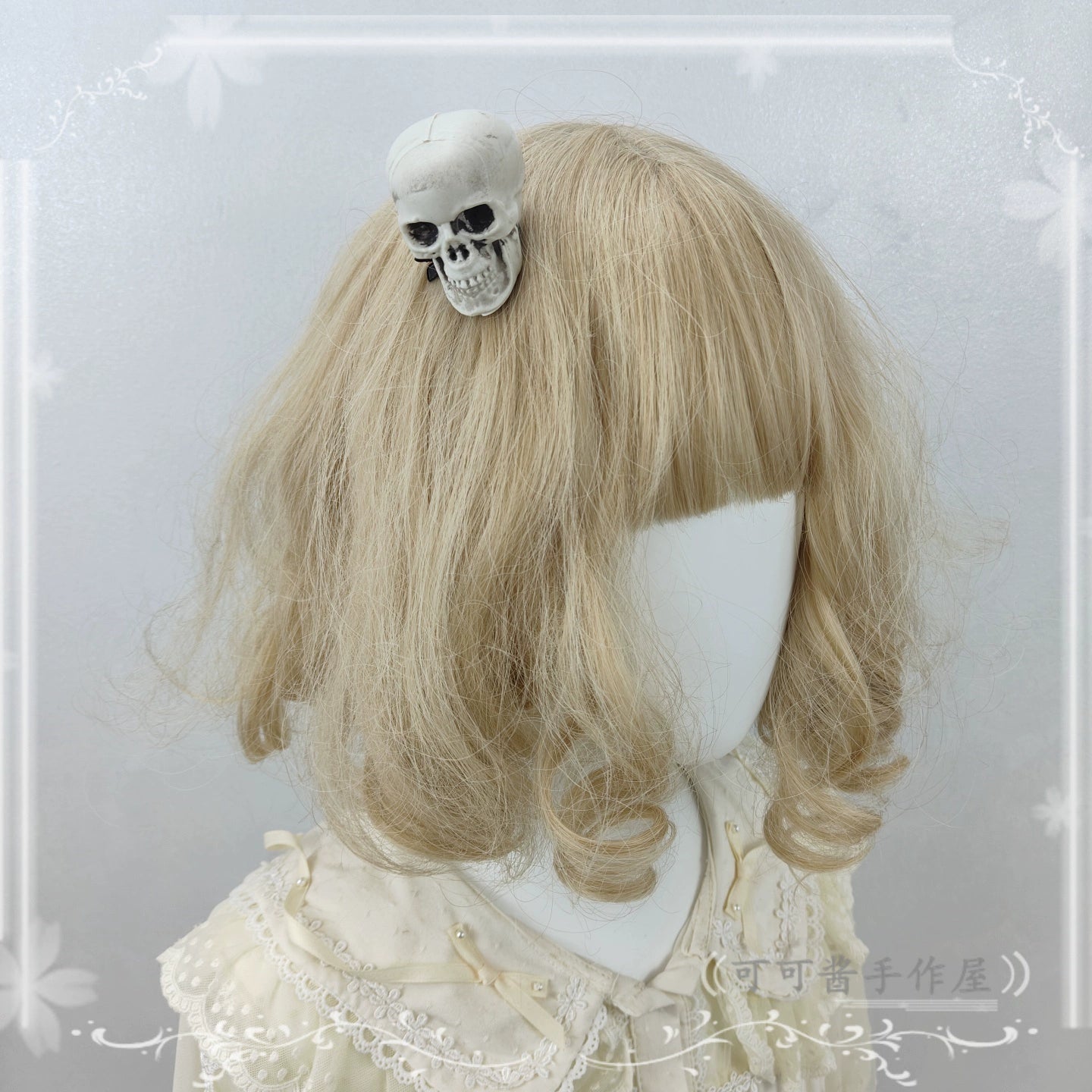 Cocoa Jam - Halloween Gothic Lolita Accessories, White Bride Style 43903:789526