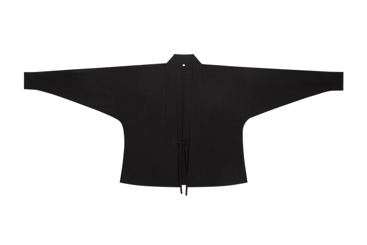 Chixia~Flow~Han Lolita Blouse Cotton Puff Sleeve Lolita Shirt S Black short blouse 