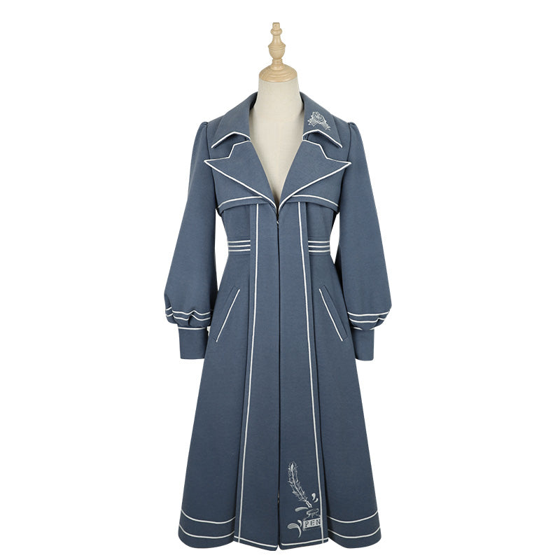 Chunlv Lolita - Book of Lies - Elegant College Style Princess JSK Set S long coat only