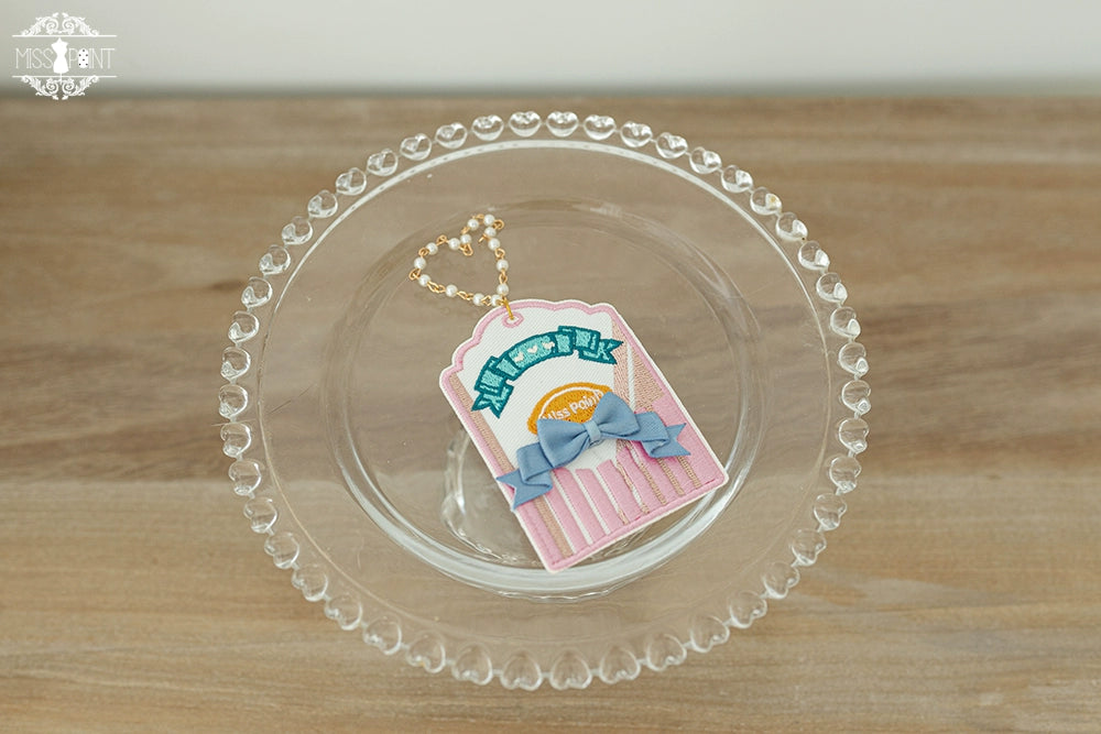 Miss Point - Daisy Lemon - Kawaii Lolita Lemon and Flowers Accessory pendant embroidery two fuctions brooch