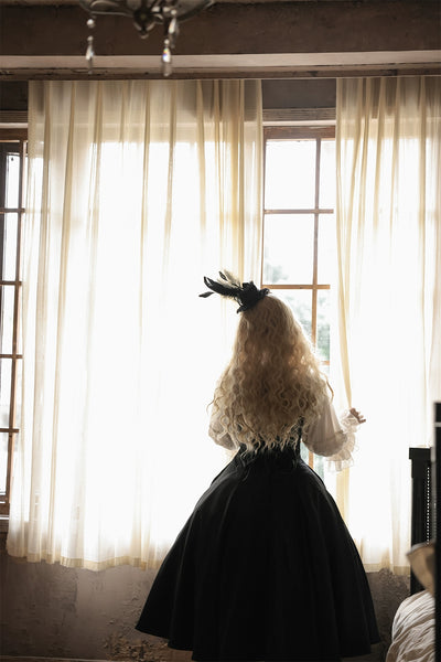 Caramel Antique~Berry Truth~Elegant Lolita Dress Daily Lolita Black OP   