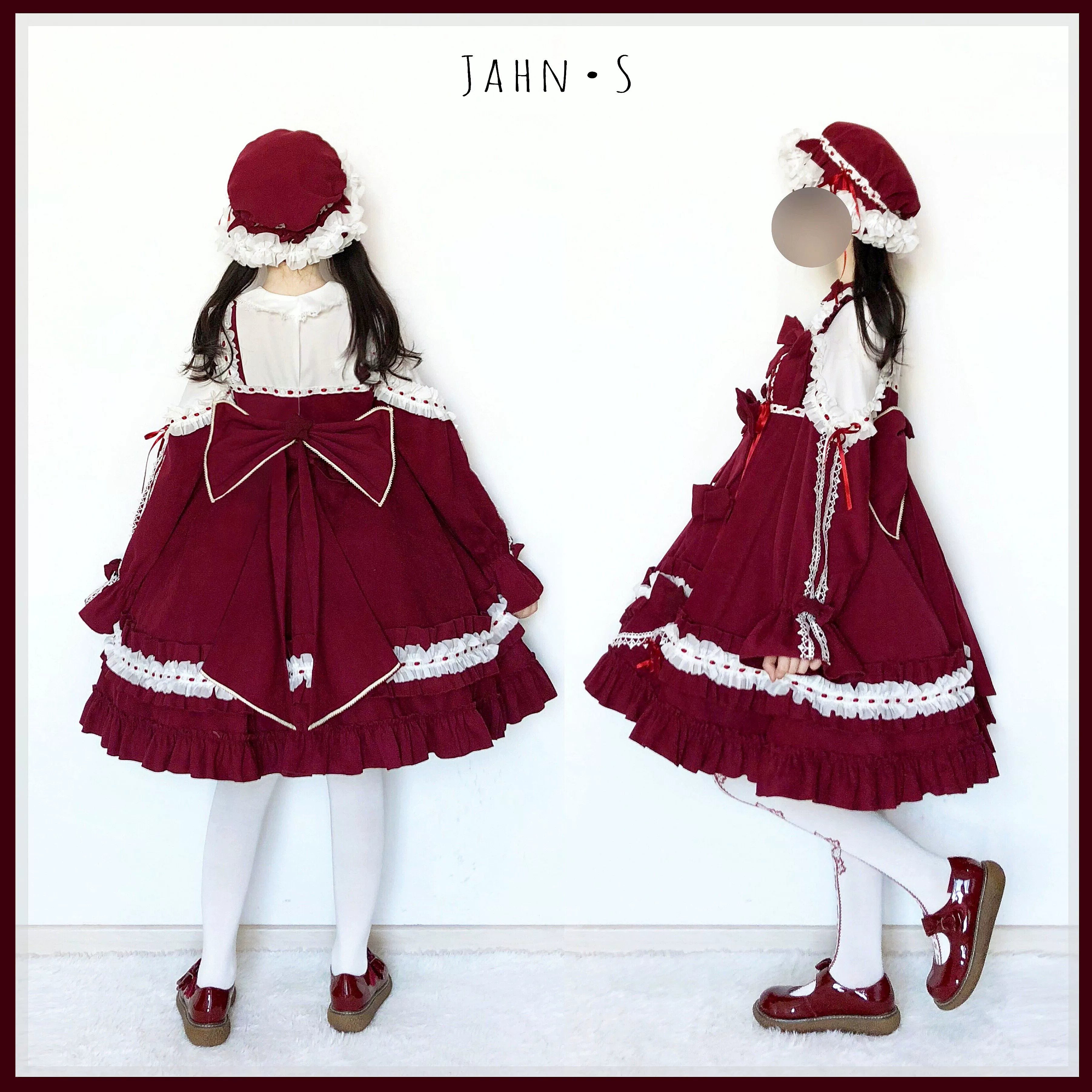 Daily Lolita OP Long Sleeve Winter Dress