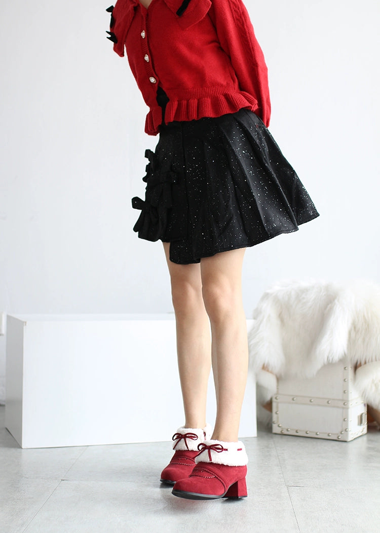 Spring Day Lolita - Sweet Lolita Women's Ankle Boots Multicolors