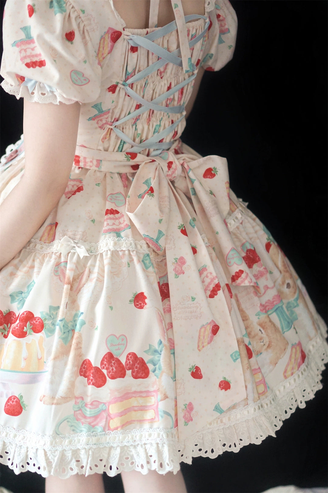 Dark Star Island~Honey Bunny Cake~Sweet Lolita JSK/OP/Strap SK/Shirt   