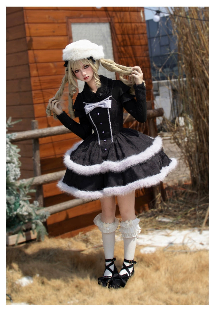 With PUJI~Sweet Lolita Innerwear Autumn and Winter Lolita Sweater