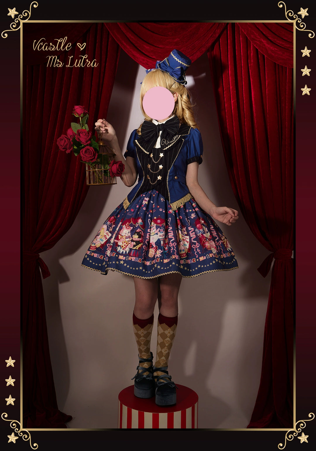 Vcastle~IP Collab Sweet Lolita Salopette and SK