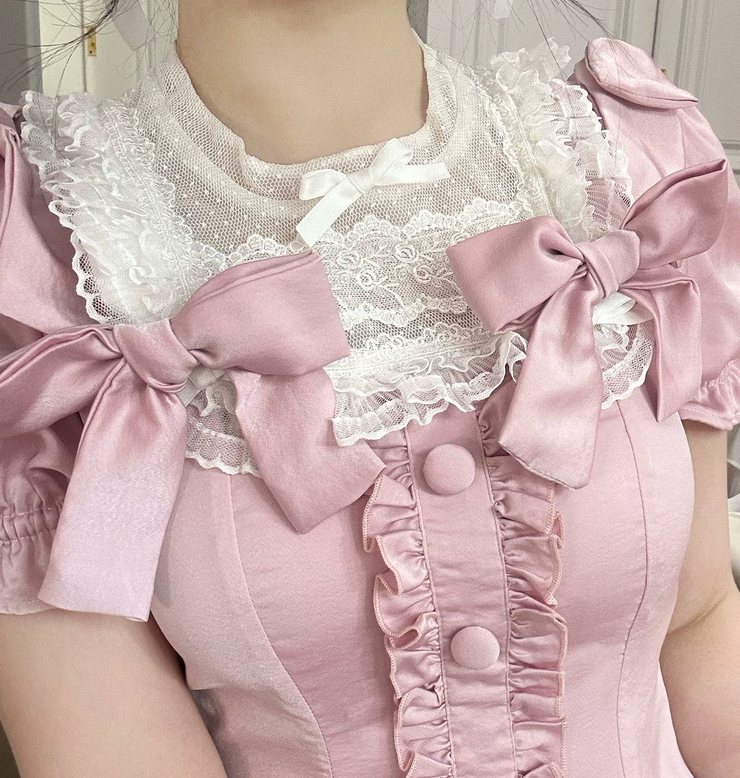 Sweet Wood~Plus Size Lolita OP Dress Summer Dress   