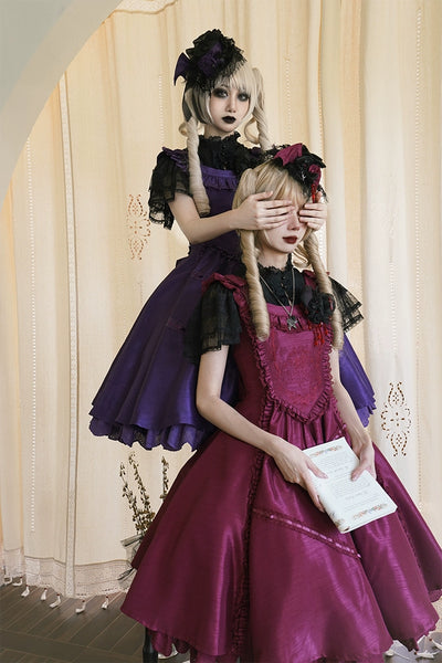 LittlePlum~Gothic lolita JSK Dress Solid Color 33734:436122