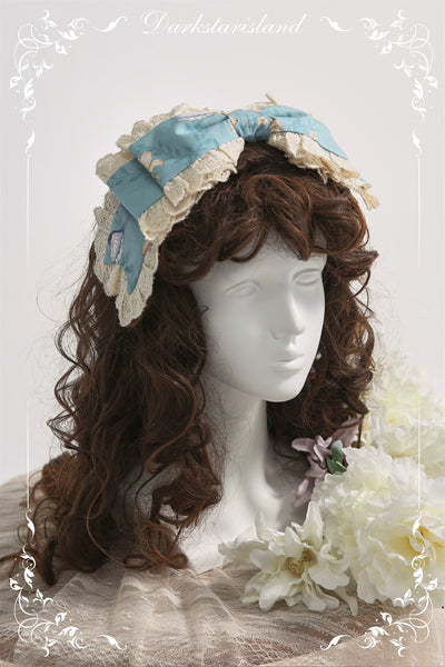 Dark Star Island~Lily&Mountain Breeze~Lily Lolita Accessories BNT One size fits all Blue - large side clip 