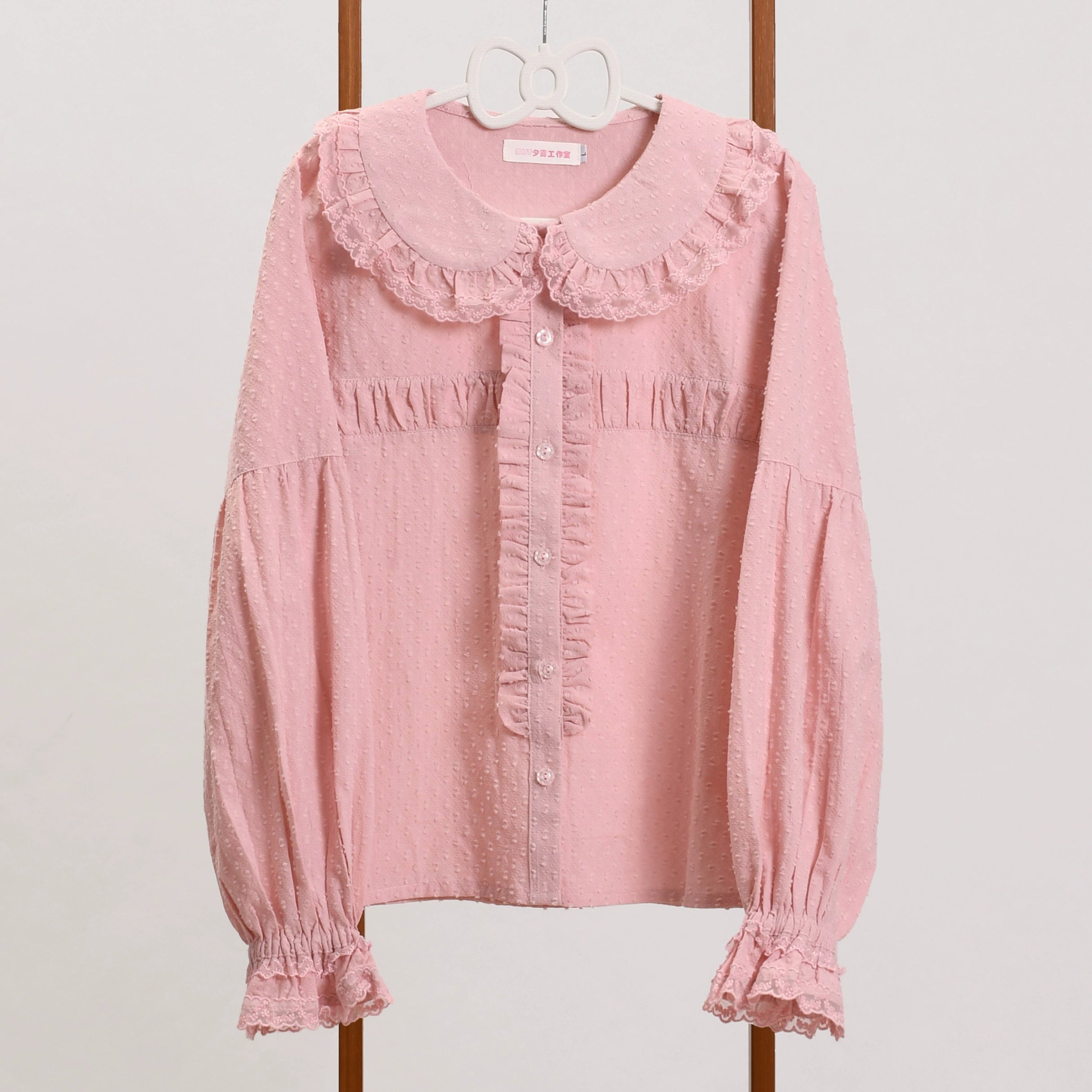 MIST~Tianmi~Sweet Lolita Blouse Long Sleeve Doll Collar Thin Shirt 32312:393160