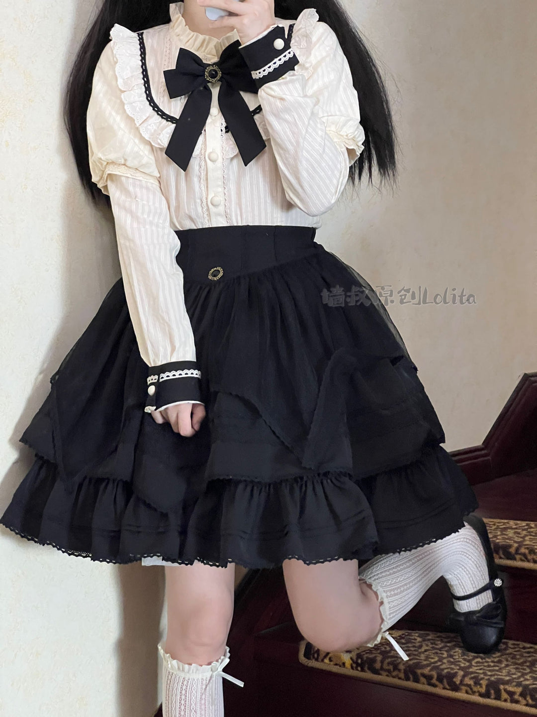 (Buyforme)Uncle Wall Original~Rich Girl~Elegant Lolita SK and Shirt   