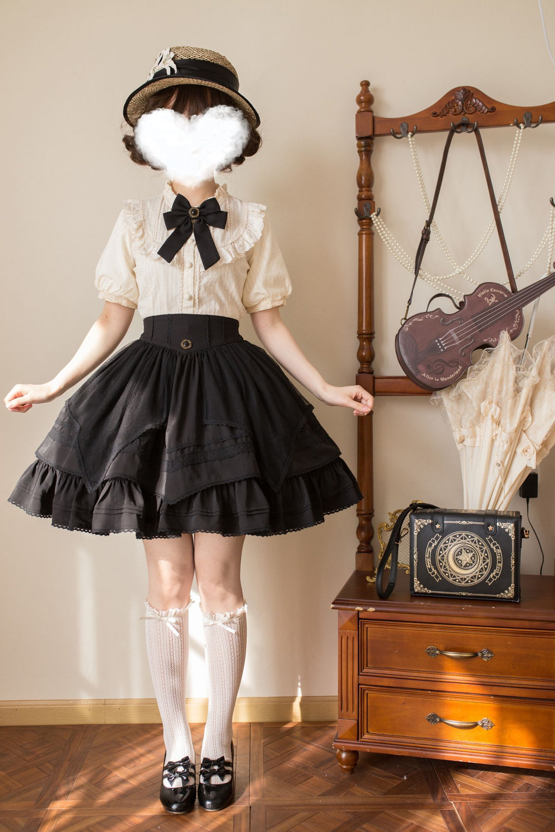 (Buyforme)Uncle Wall Original~Rich Girl~Elegant Lolita SK and Shirt   