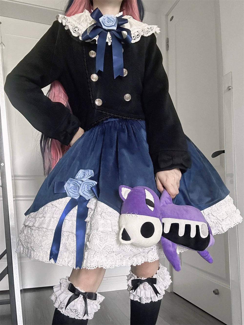 LeMiroir - Winter Solstice - Elegant Lolita Winter Short Coat & SK 44069:794265