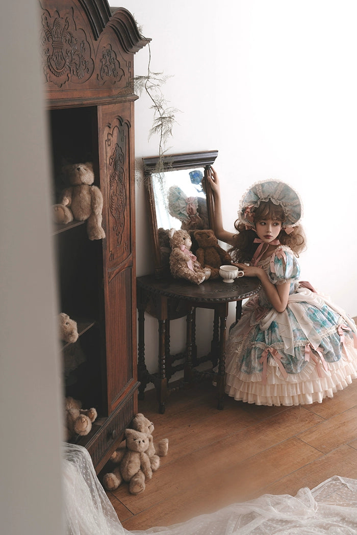 Alice Girl - Angel Heart - Sweet Lolita OP Dress, Tiered Ruffles 43630:781620