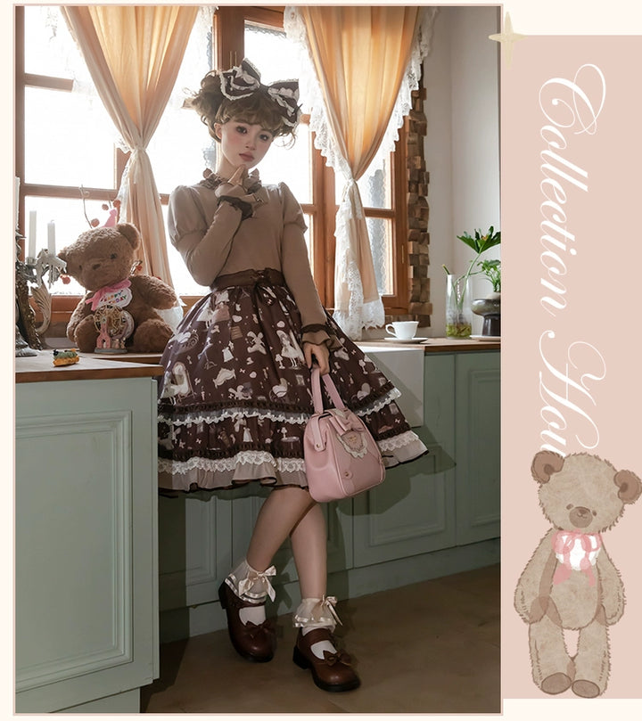 (BFM)Mademoiselle Pearl~Lovely Lolita Dress OP Cloak Blouse SK Set   