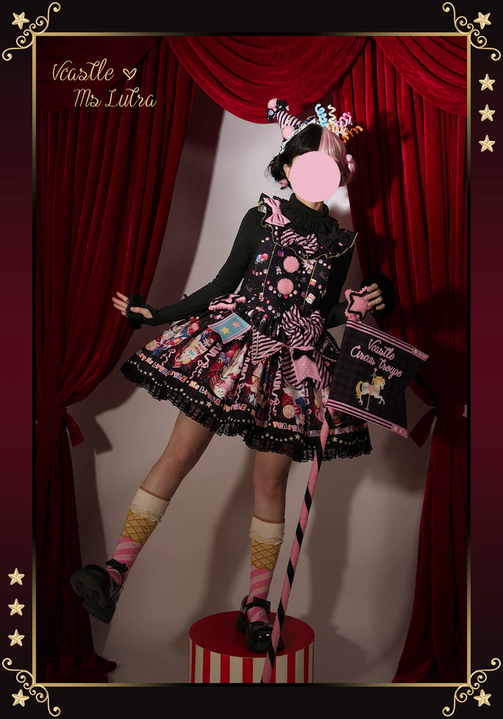 Vcastle~Circus~IP Collab Sweet Lolita Accessories Circus Lolita Headdress 40844:681586