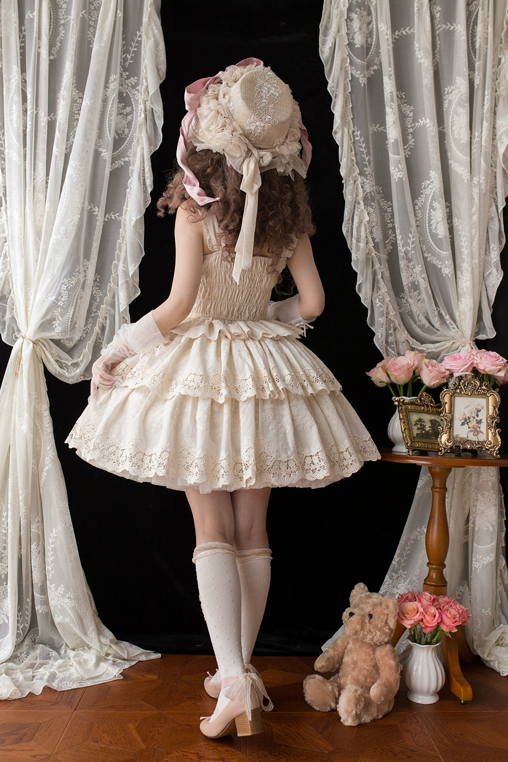 Miss Point - Forest Waltz - Classic Lolita Blouse & Multi-Tiered Ruffles SK 44233:800037