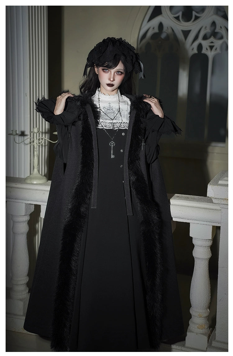 With PUJI - Letter and Poetry · Raven's Night Song - Gothic Lolita Black Cloak