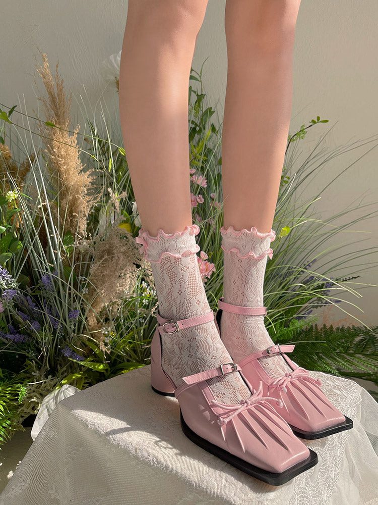 WAGUIR - Kawaii Lolita Thin Lace Socks