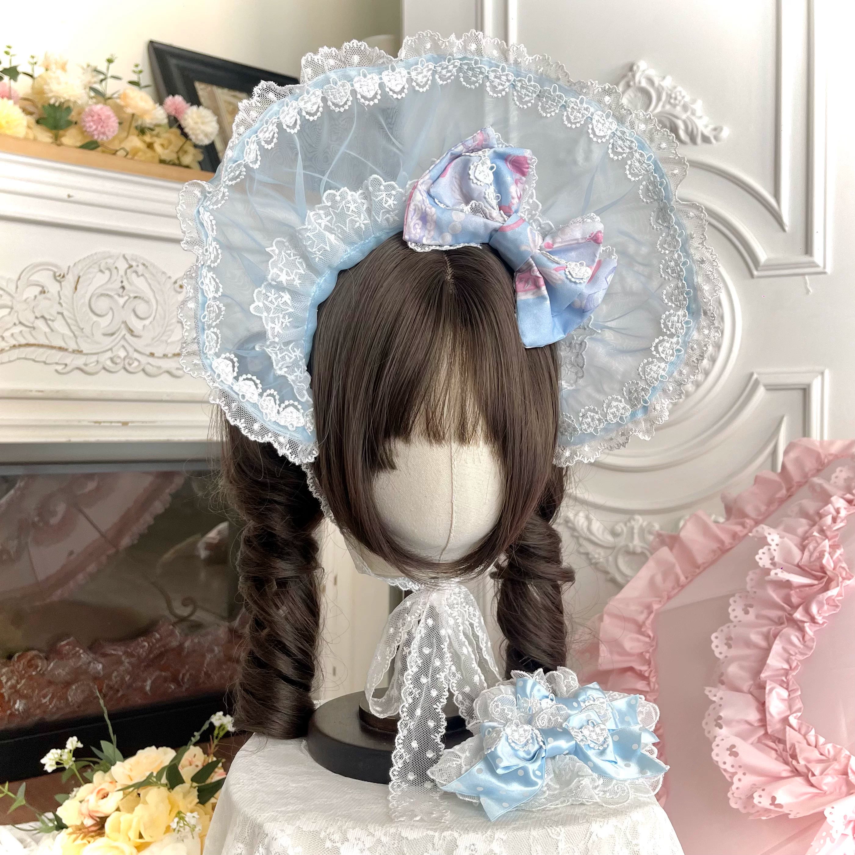 Cotton Lining Old School Lolita JSK Dress, Cosmetic Print 45924:868575
