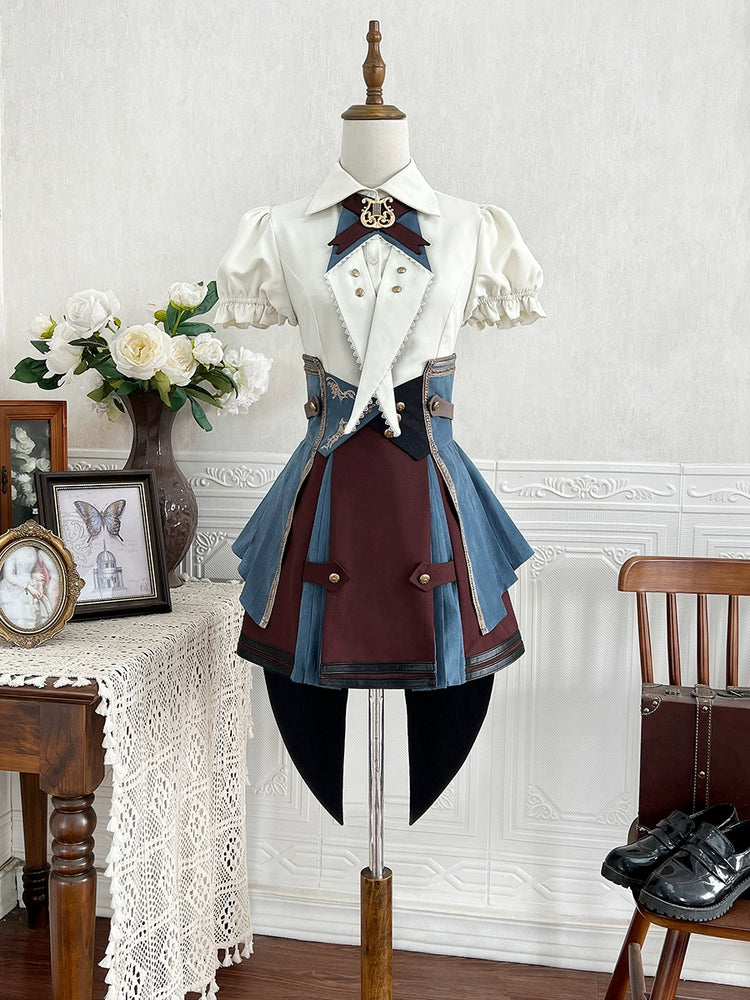Your Princess - Fairyland Train Conductor - Punk Lolita Skirt Suit 43361:784168