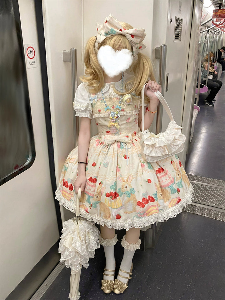 Dark Star Island~Honey Bunny Cake~Sweet Lolita JSK/OP/Strap SK/Shirt 39864:638778