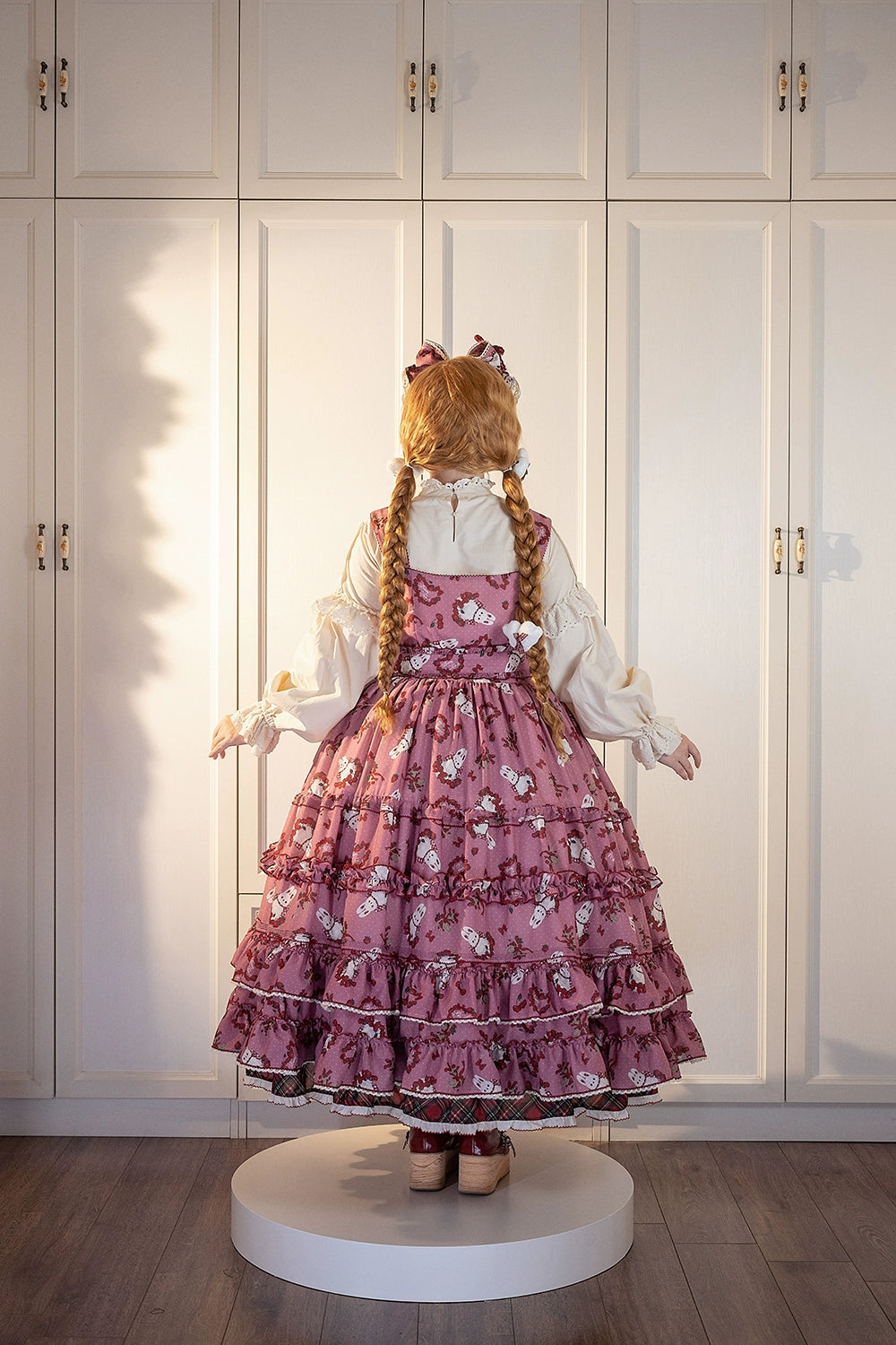 Miss Point - Forest Berry Bunny - Sweet Lolita JSK Elegant Bunny Print Dress 41972:720946