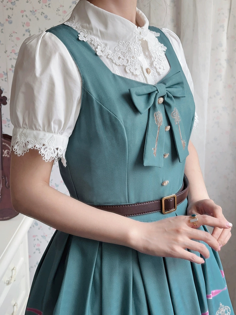 Miss Point~Antique Key~ Elegant Lolita JSK Retro Lolita Dress   