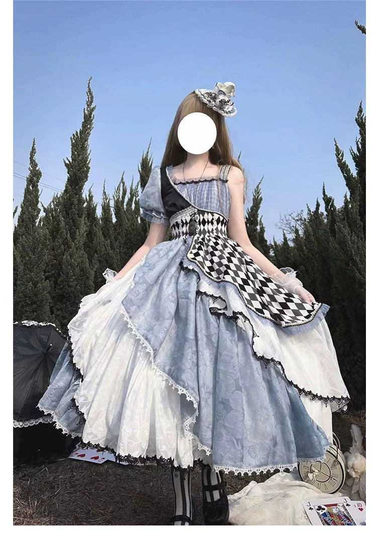 (BFM)Shuangsheng Dream Island~Blooming on the Icefield~Classic Lolita Dress Serpentine Dress 37834:570668