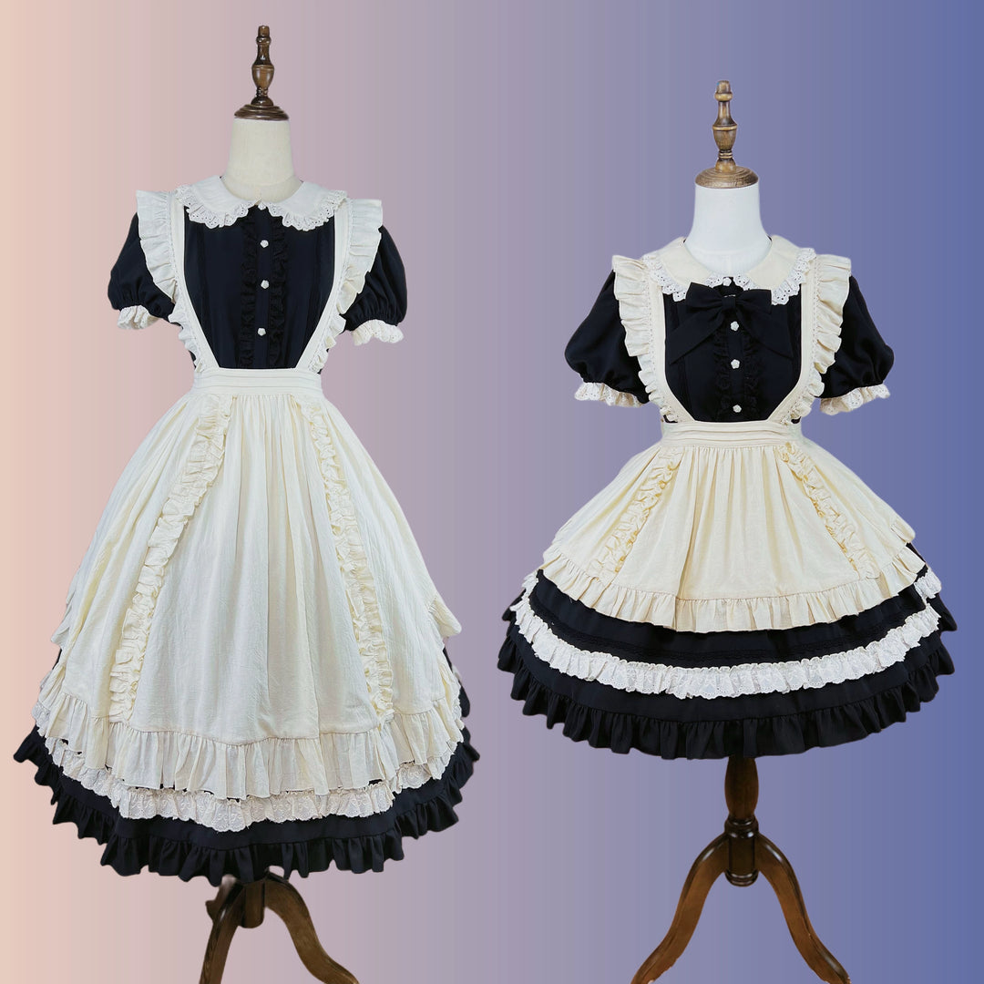 DMFS~Piaget Servant~Maid Lolita OP Dress Vintage Lolita Dress   