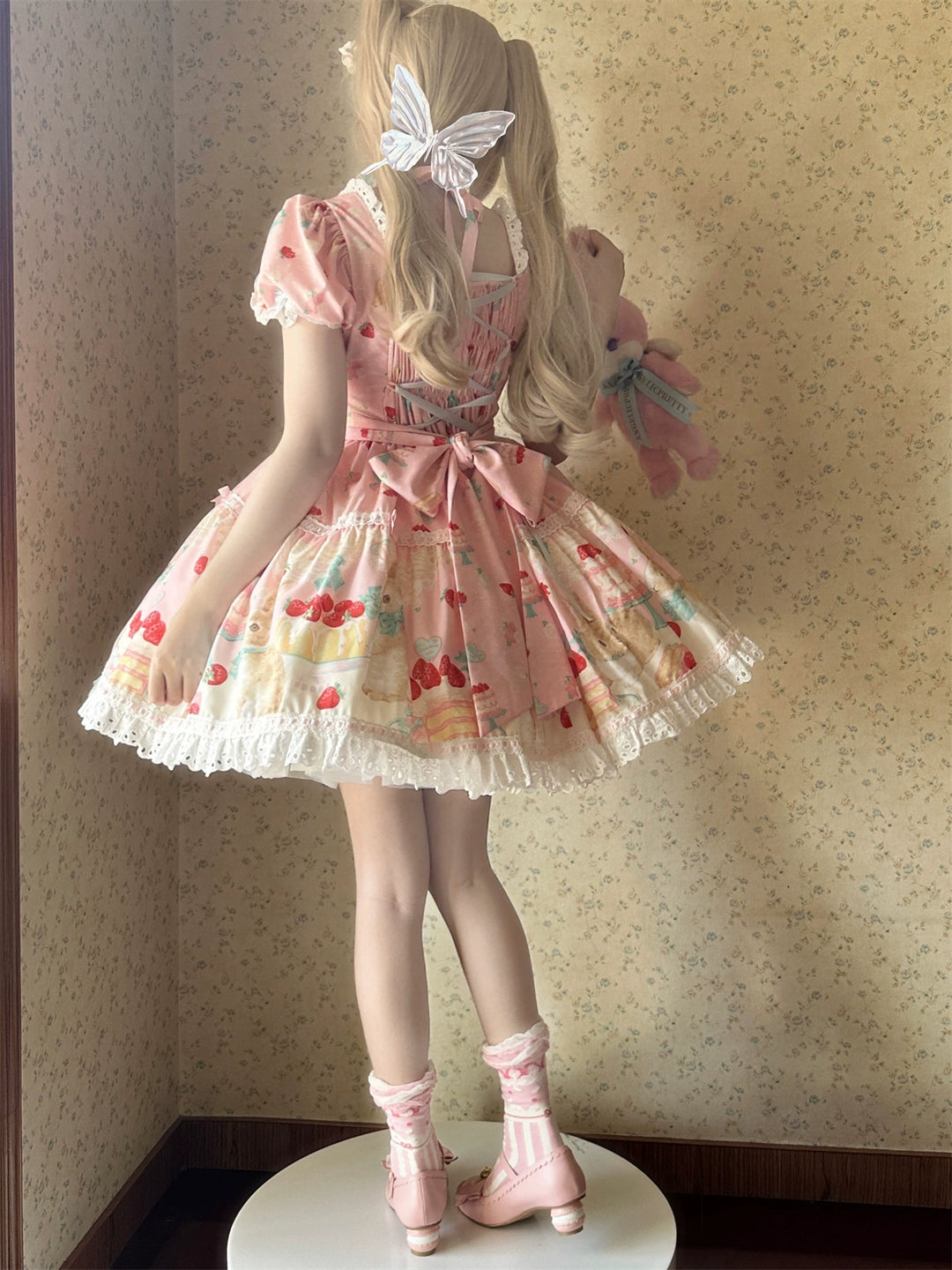 Dark Star Island~Honey Bunny Cake~Sweet Lolita JSK/OP/Strap SK/Shirt 39864:639012